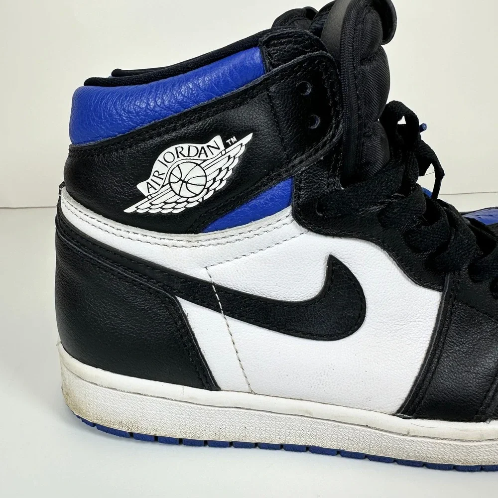 Nike Air Jordan 1 Retro High OG Royal Toe Black White Blue 555088-041 Mens 7.5